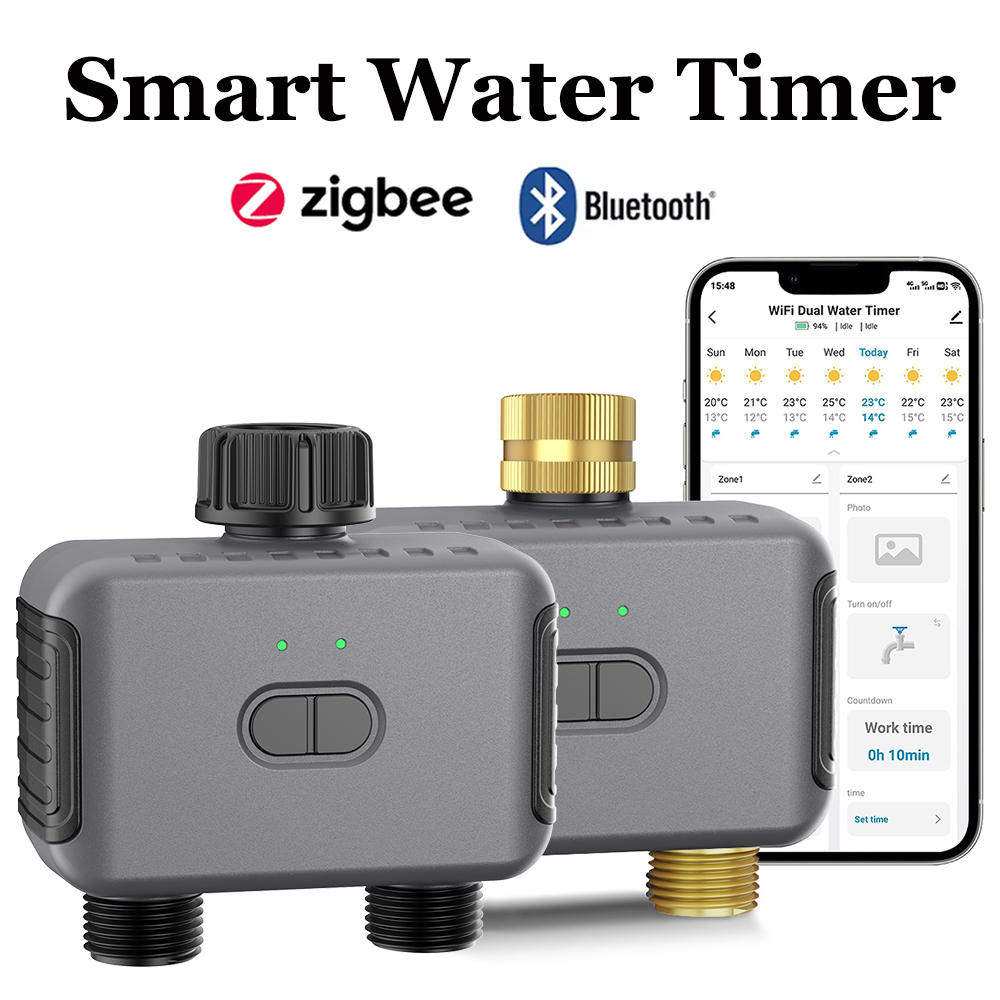 Tuya Smart Water Timer Zigbee/ - đánh giá và giá Smart Garden Kit