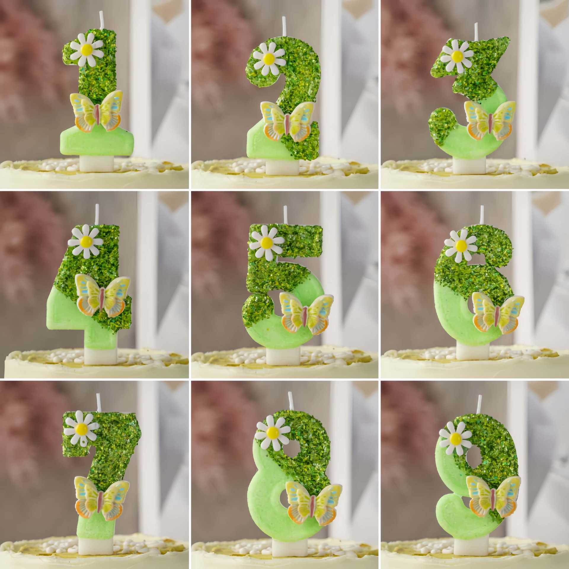 New 0-9 Number Birthday Candle - đánh giá và giá Garden Camera