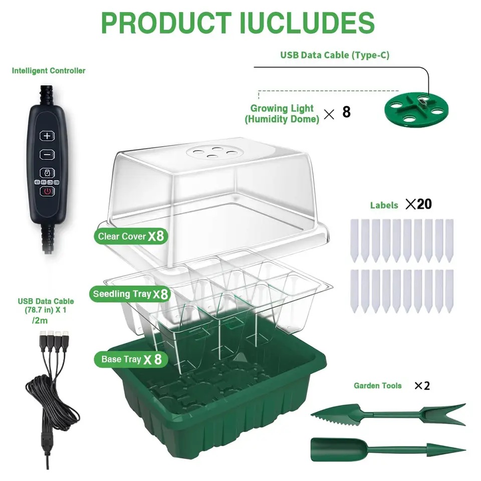 KEBINCPLED Full Spectrum USB 5 - đánh giá và giá Plant Grow Light Full Spectrum