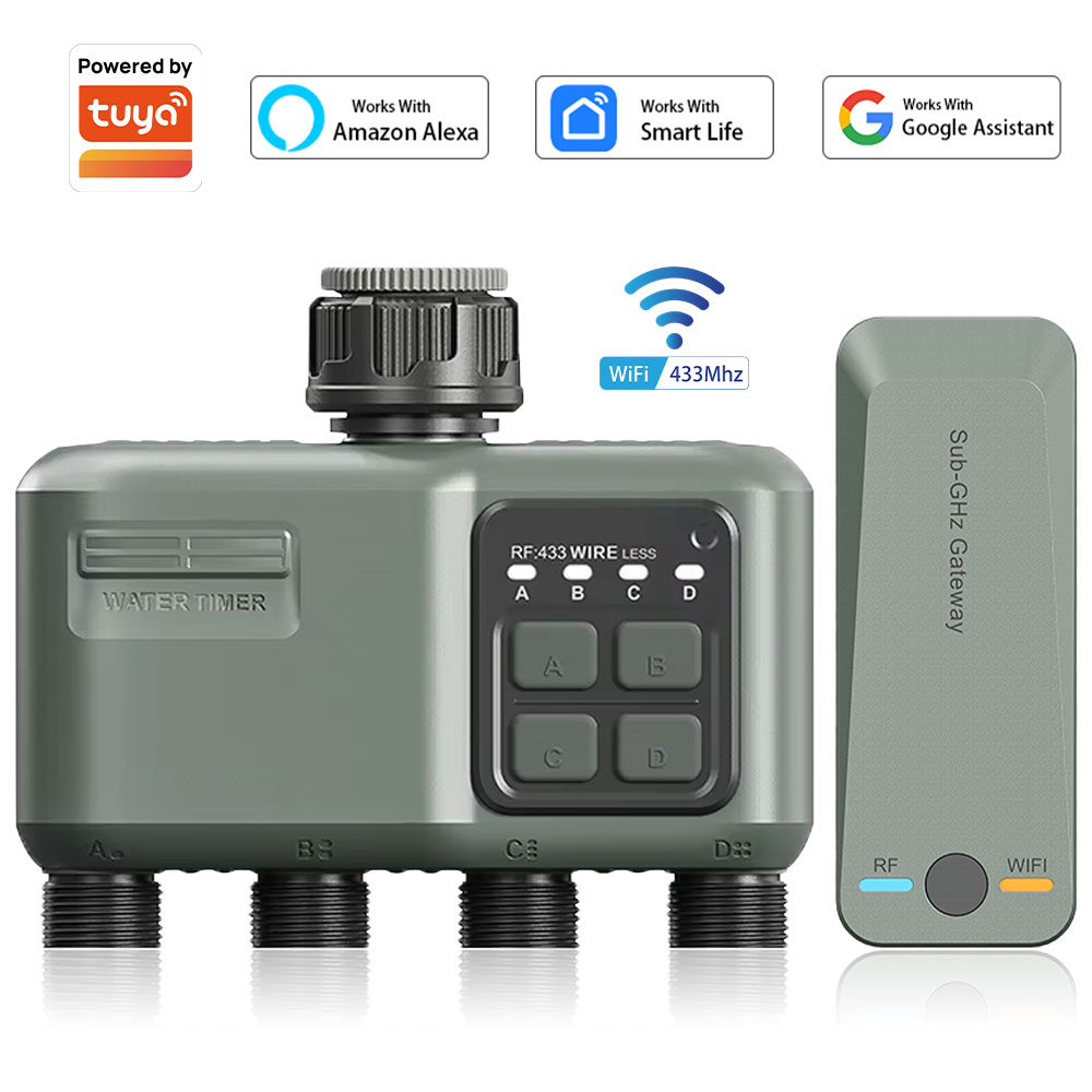 4 Outlet Programmable Water Ti - đánh giá và giá Smart Garden Kit